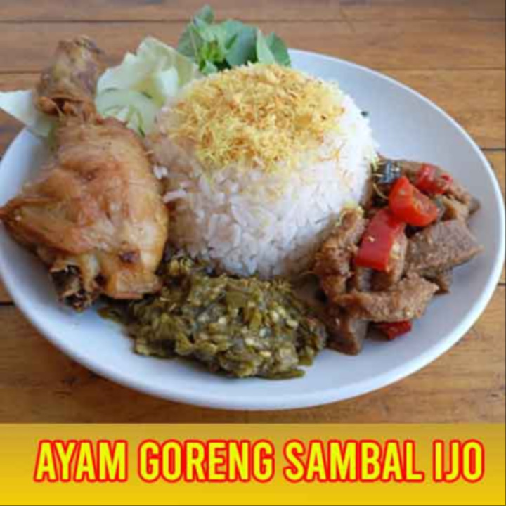Nasi Ayam Goreng Sambal Ijo Khas Padang